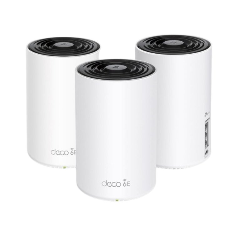 TP-Link ???????? XE75 AXE5400 Tri-Band WiFi 6E Mesh System - Wi-Fi up to 7200 Sq.Ft